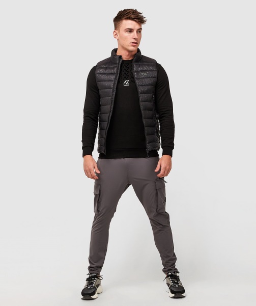 Teratta 2.0 Aop Gilet Jet Black - Alessandro Zavetti