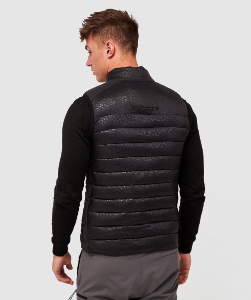 Teratta 2.0 Aop Gilet Jet Black - Alessandro Zavetti