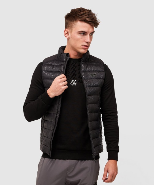 Teratta 2.0 Aop Gilet Jet Black - Alessandro Zavetti