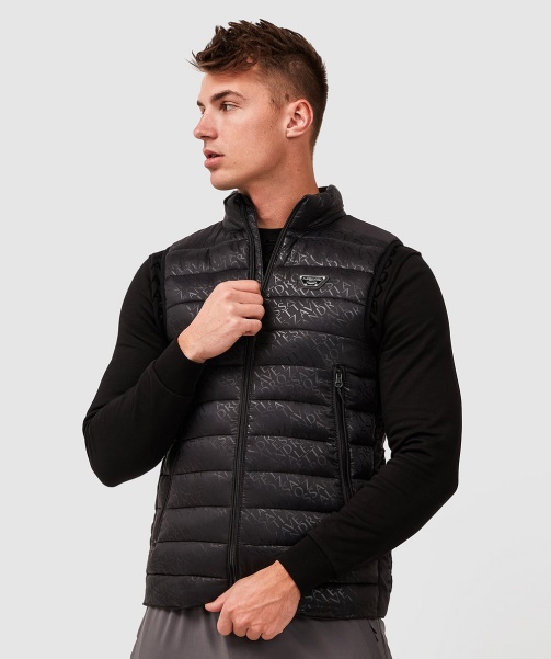 Teratta 2.0 Aop Gilet Jet Black - Alessandro Zavetti