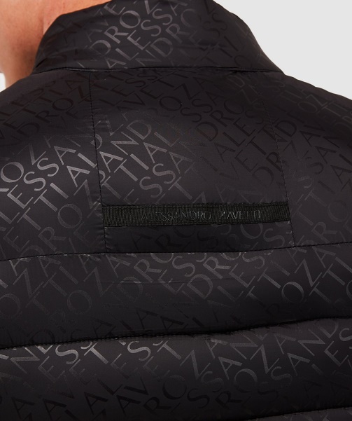 Teratta 2.0 Aop Gilet Jet Black - Alessandro Zavetti