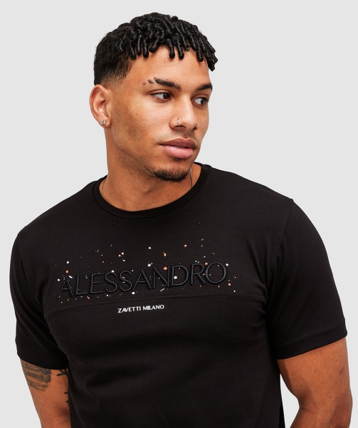 Alessandro Zavetti - Porta T-Shirt Jet Black
