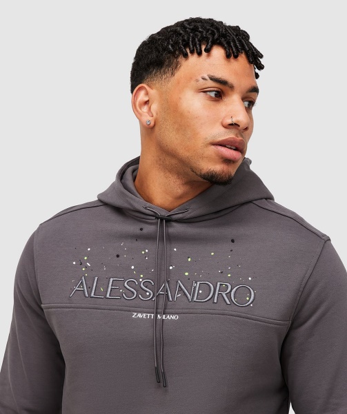 Porta Overhead Hoodie Alessandro Zavetti - Jet Black