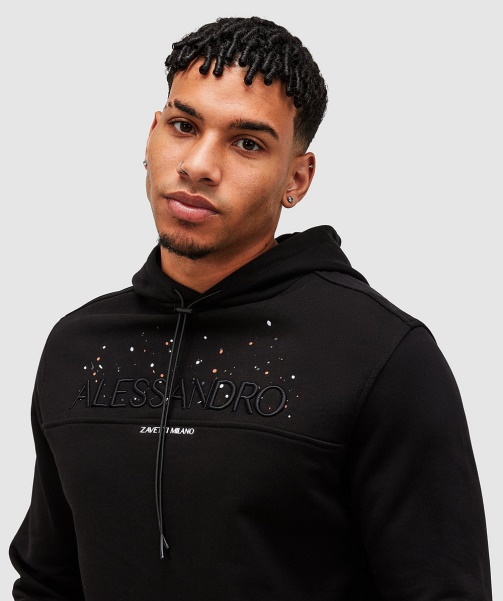 Porta Overhead Hoodie Alessandro Zavetti - Jet Black