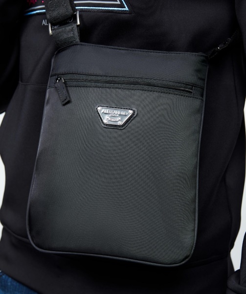 Nuova Messenger Bag Black - Alessandro Zavetti