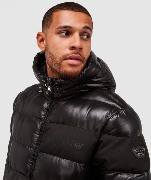 Alessandro Zavetti - Black Catrio Puffer Jacket