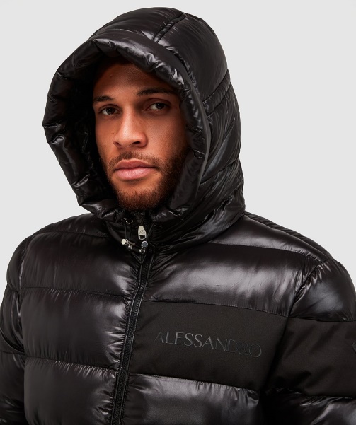 Alessandro Zavetti - Black Catrio Puffer Jacket