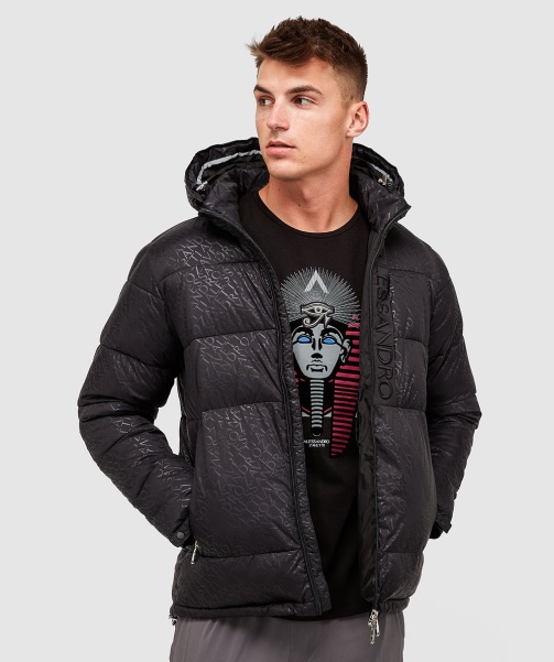 Black Alessandro Zavetti - Vitorno 2.0 Puffer Jacket