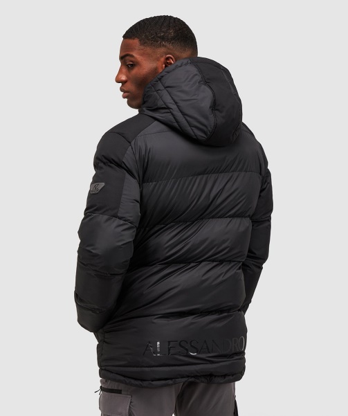 Black Alessandro Zavetti - Vero Puffer Jacket