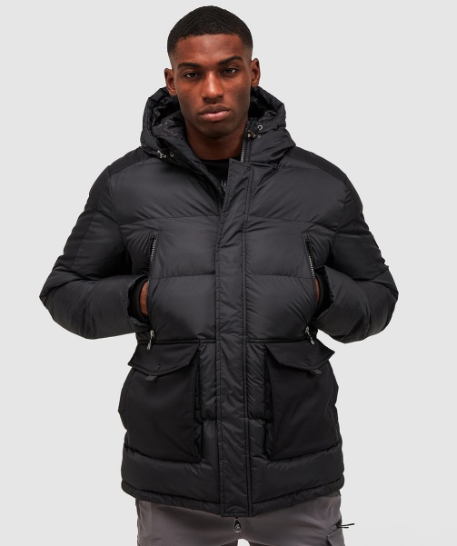 Black Alessandro Zavetti - Vero Puffer Jacket