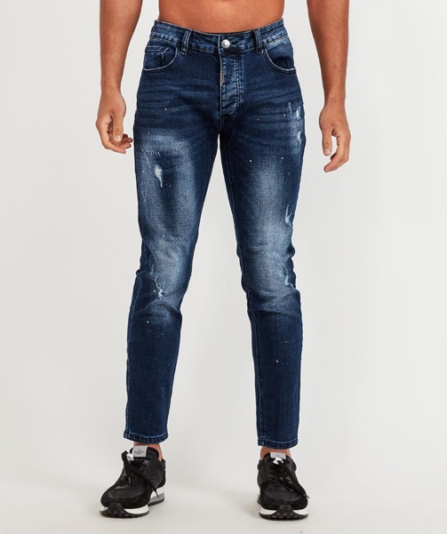 Mid Wash Leonelli Slim Jean - Alessandro Zavetti