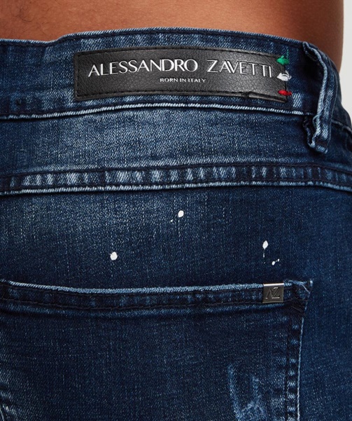 Mid Wash Leonelli Slim Jean - Alessandro Zavetti