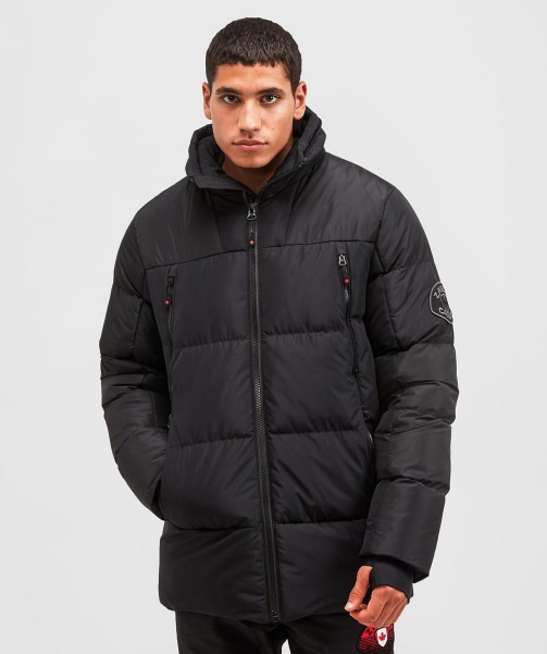 Black Alessandro Zavetti - Vamos Puffer Jacket