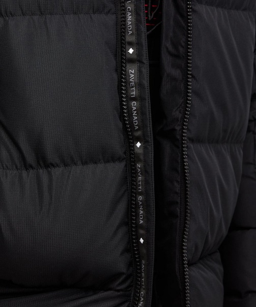 Black Alessandro Zavetti - Vamos Puffer Jacket