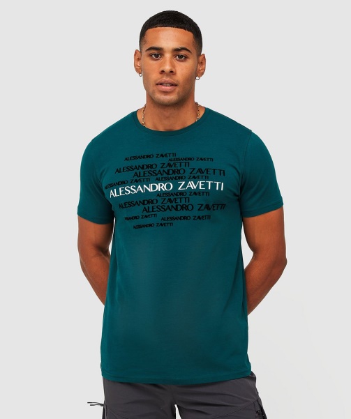 Alessandro Zavetti - Teal Novazzi T-Shirt