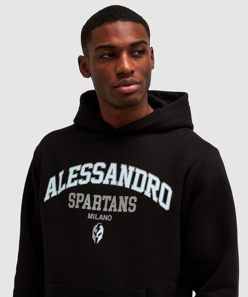 Challenger Spartans Overhead Hoodie Alessandro Zavetti - Jet Black