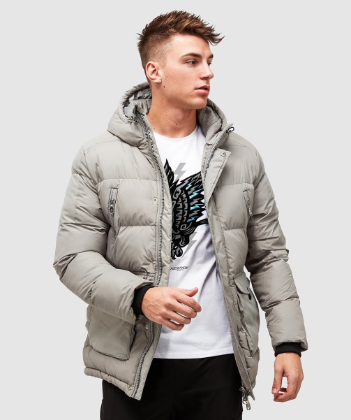 Alessandro Zavetti - Grey Vero Puffer Jacket