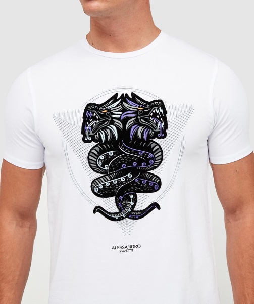 Optic White Alessandro Zavetti - Aztec Viper T-Shirt