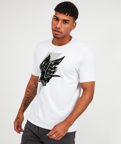 White Alessandro Zavetti - Diving Eagle T-Shirt