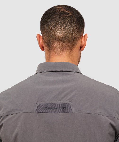 Charcoal Marcello Cargo Overshirt - Alessandro Zavetti