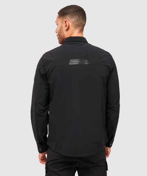 Charcoal Marcello Cargo Overshirt - Alessandro Zavetti