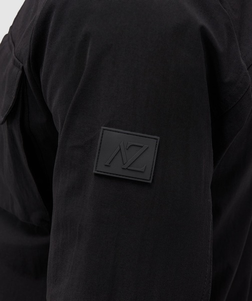 Charcoal Marcello Cargo Overshirt - Alessandro Zavetti