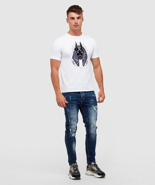 Anubis Lightning T-Shirt Alessandro Zavetti - Jet Black