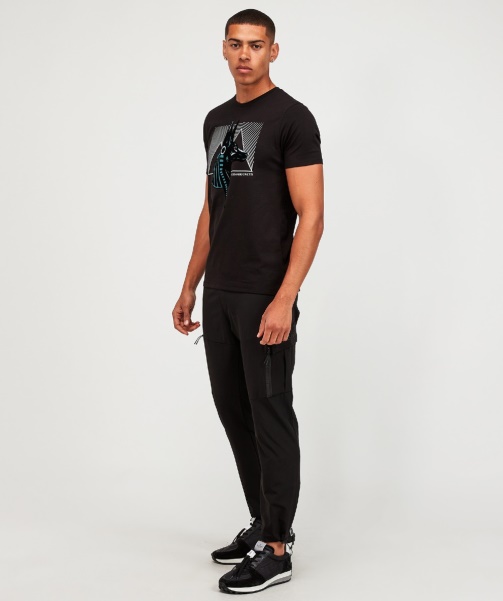 Black Anubis Profile T-Shirt - Alessandro Zavetti