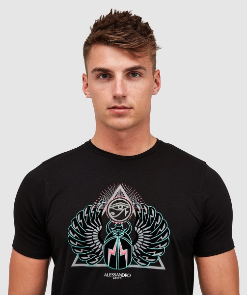 Jet Black Alessandro Zavetti - Scarab T-Shirt