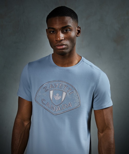 Alessandro Zavetti - Blue Grey Silvatino T-Shirt