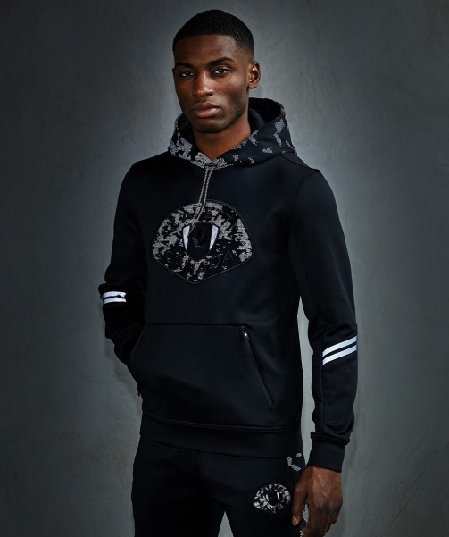 Alessandro Zavetti - Silvatino Overhead Hoodie Jet Black