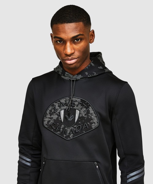 Alessandro Zavetti - Silvatino Overhead Hoodie Jet Black