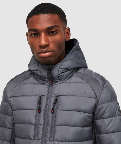 Faro Hybrid Puffer Jacket Black - Alessandro Zavetti