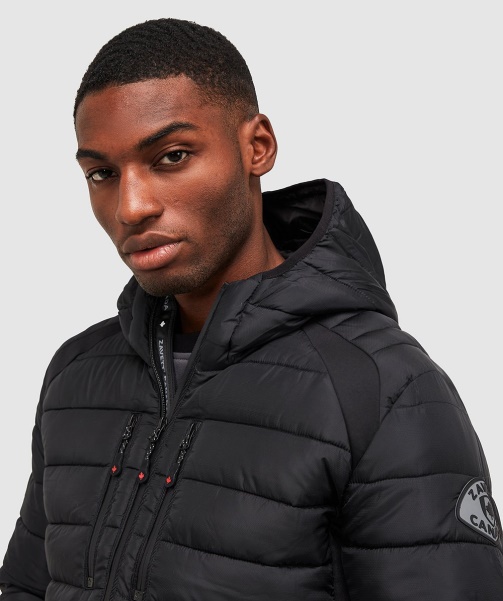 Faro Hybrid Puffer Jacket Black - Alessandro Zavetti