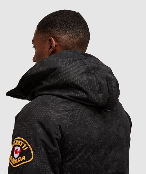 Jet Black Alessandro Zavetti - Abelli 2.0 Reflective Bomber Jacket