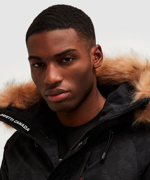 Jet Black Alessandro Zavetti - Abelli 2.0 Reflective Bomber Jacket