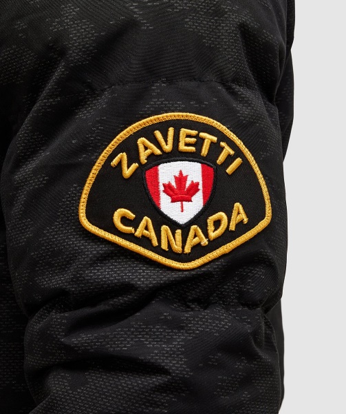 Jet Black Oshawa 2.0 Reflective Puffer Parka Jacket - Alessandro Zavetti