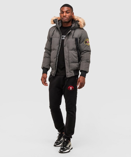 Royal Aylmer Puffer Fur Hooded Bomber Jacket - Alessandro Zavetti