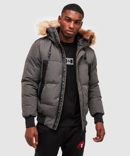Royal Aylmer Puffer Fur Hooded Bomber Jacket - Alessandro Zavetti