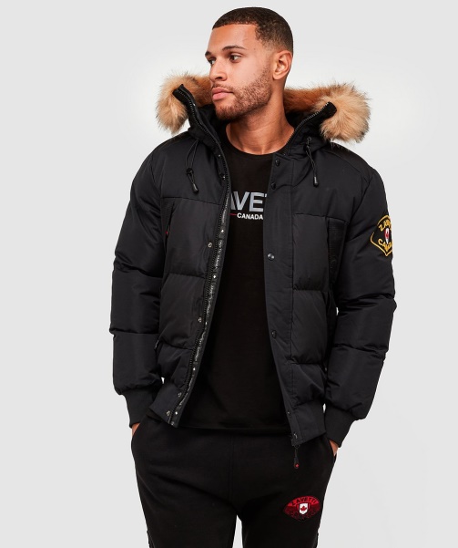 Royal Aylmer Puffer Fur Hooded Bomber Jacket - Alessandro Zavetti