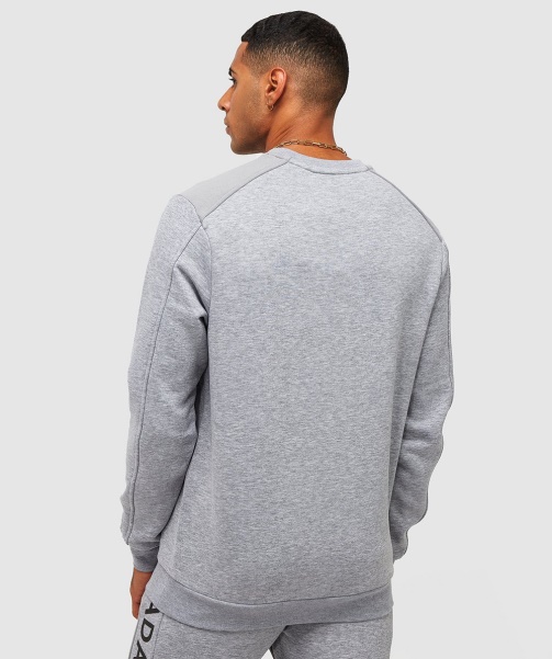 Grey Marl Botticini 2 Tone Sweatshirt - Alessandro Zavetti