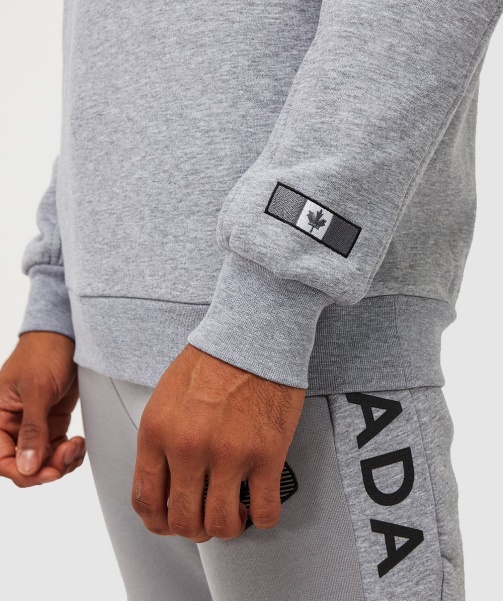 Grey Marl Botticini 2 Tone Sweatshirt - Alessandro Zavetti