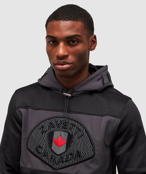 Rivelini Overhead Hoodie Jet Black - Alessandro Zavetti