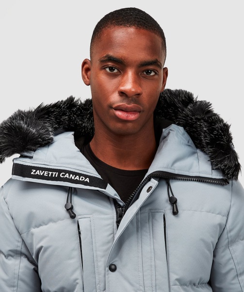 Alessandro Zavetti - Oshawa 2.0 Puffer Parka Jacket Monument Grey