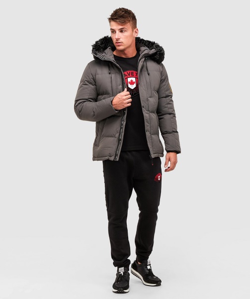 Alessandro Zavetti - Oshawa 2.0 Puffer Parka Jacket Monument Grey