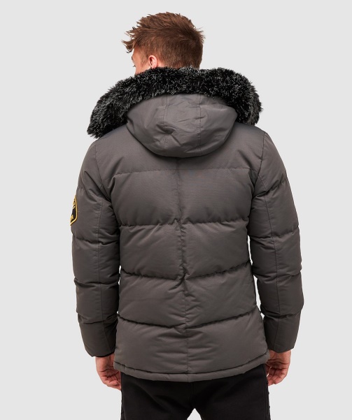 Alessandro Zavetti - Oshawa 2.0 Puffer Parka Jacket Monument Grey