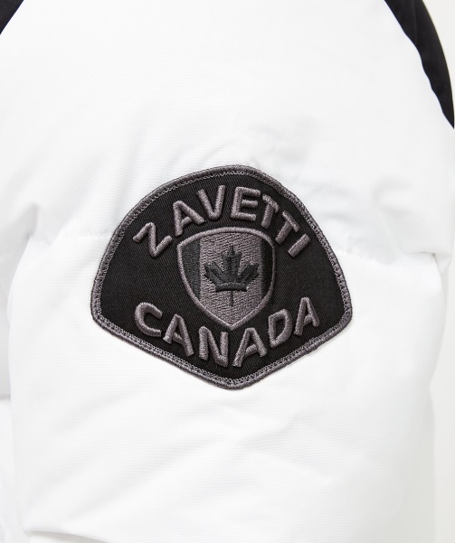 White Orford Puffer Parka Jacket - Alessandro Zavetti
