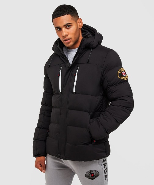Atlin Puffer Jacket Alessandro Zavetti - Black