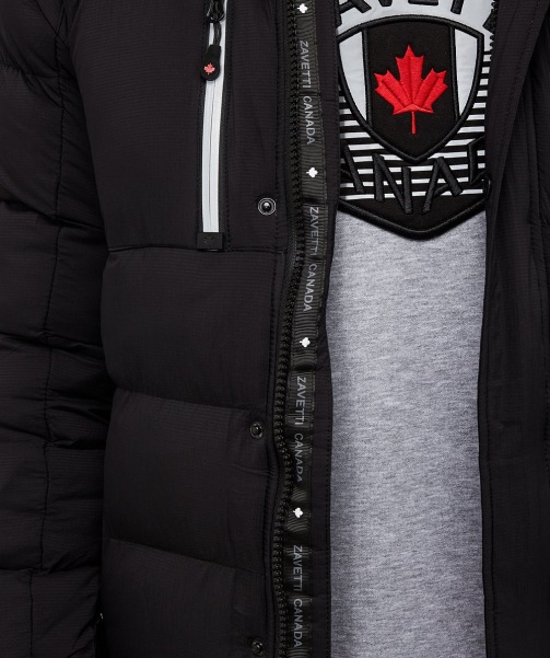 Atlin Puffer Jacket Alessandro Zavetti - Black