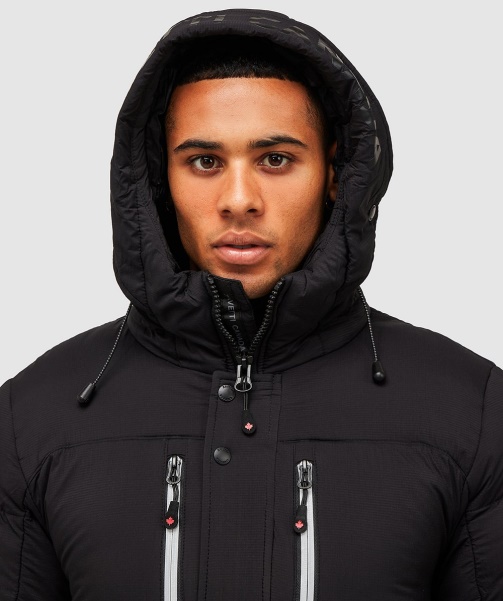 Atlin Puffer Jacket Alessandro Zavetti - Black